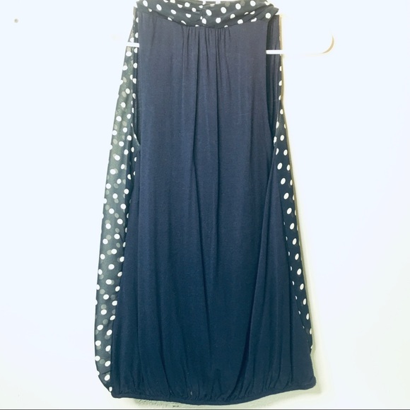 5/$25 S Line Navy Blousy Top - Picture 3 of 5